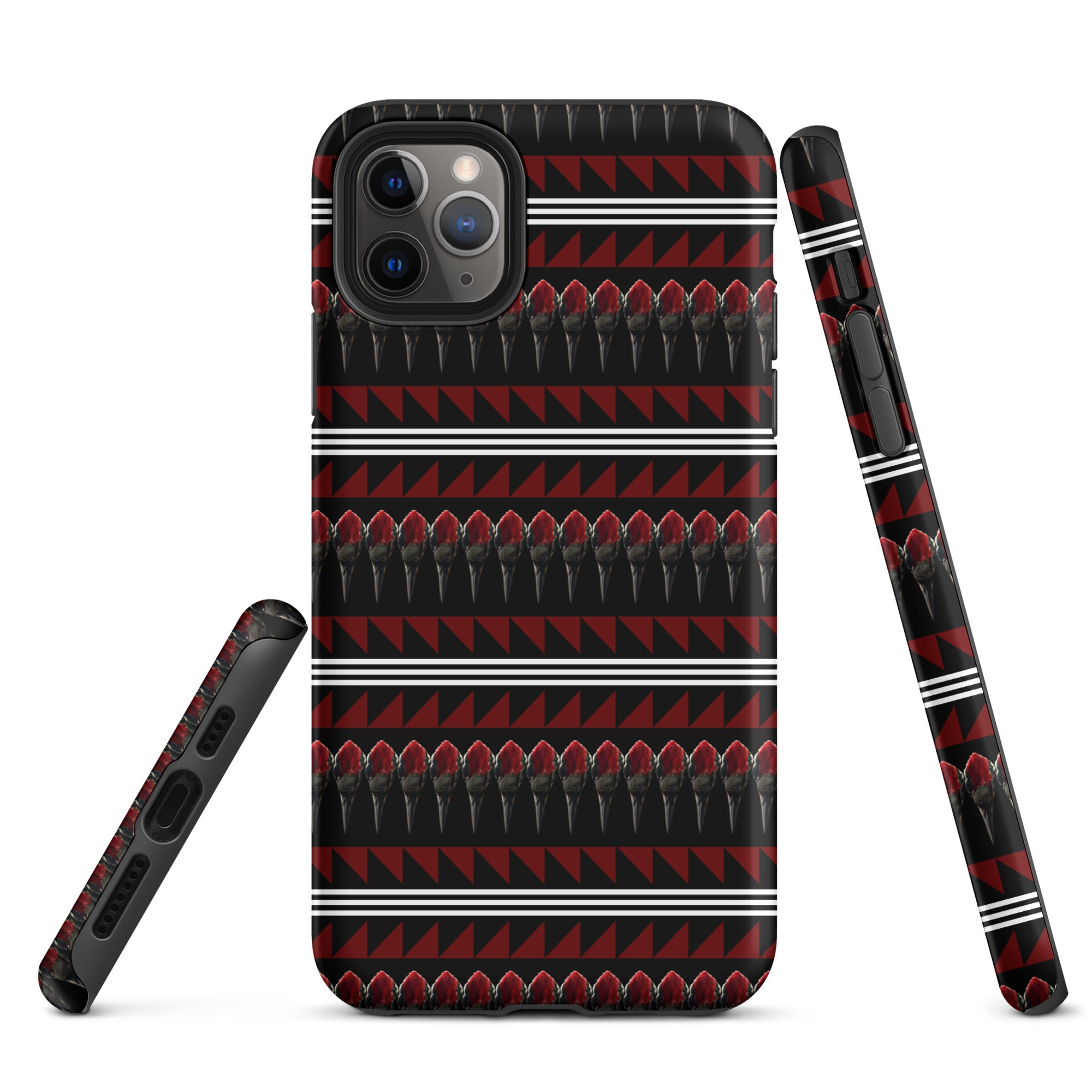 Tough Case for iPhone with pileated woodpecker and sturgeon back desig – qostandesigns Tough Case for iPhone with pileated woodpecker and sturgeon back desig – qostandesigns
