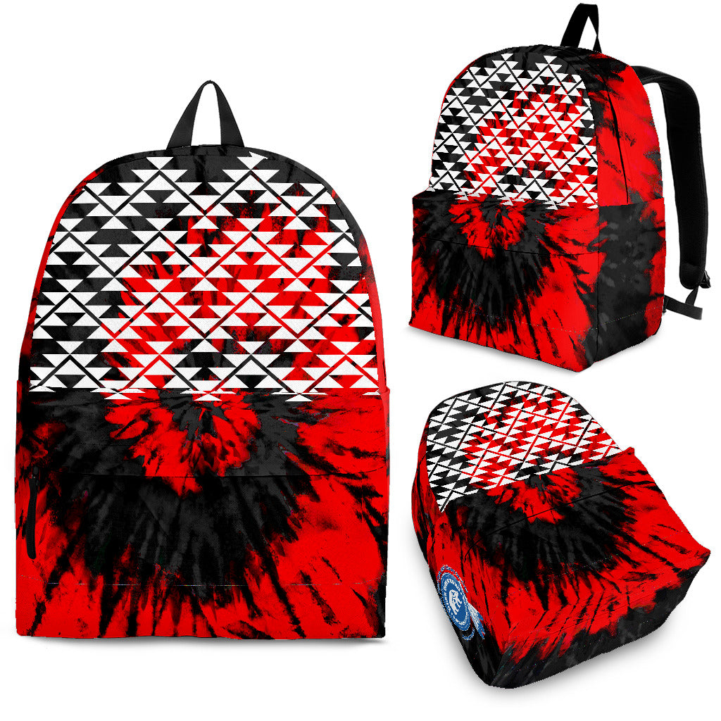 Red Tie Dye Bear River Backpack