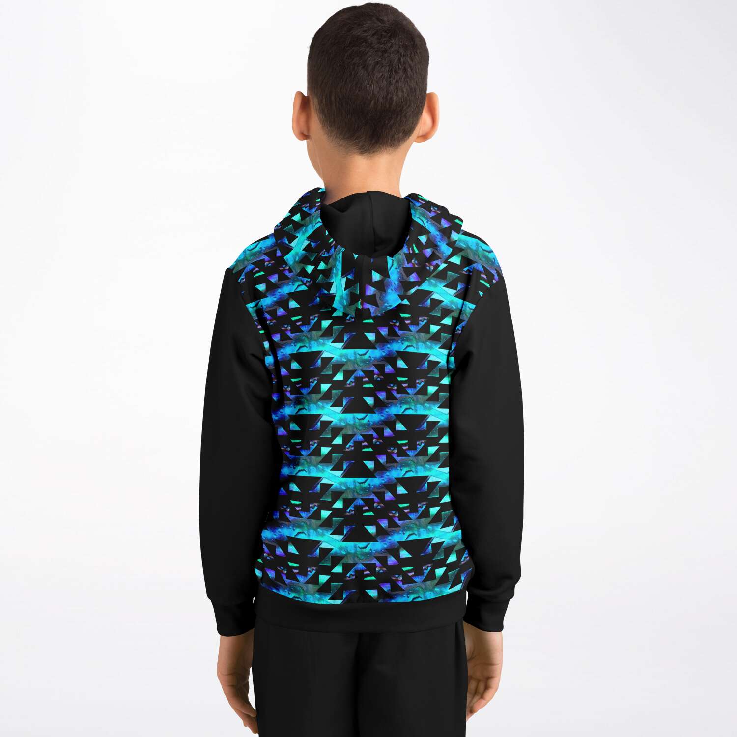 Unisex Kids Abalone Hoodie With Basket Design