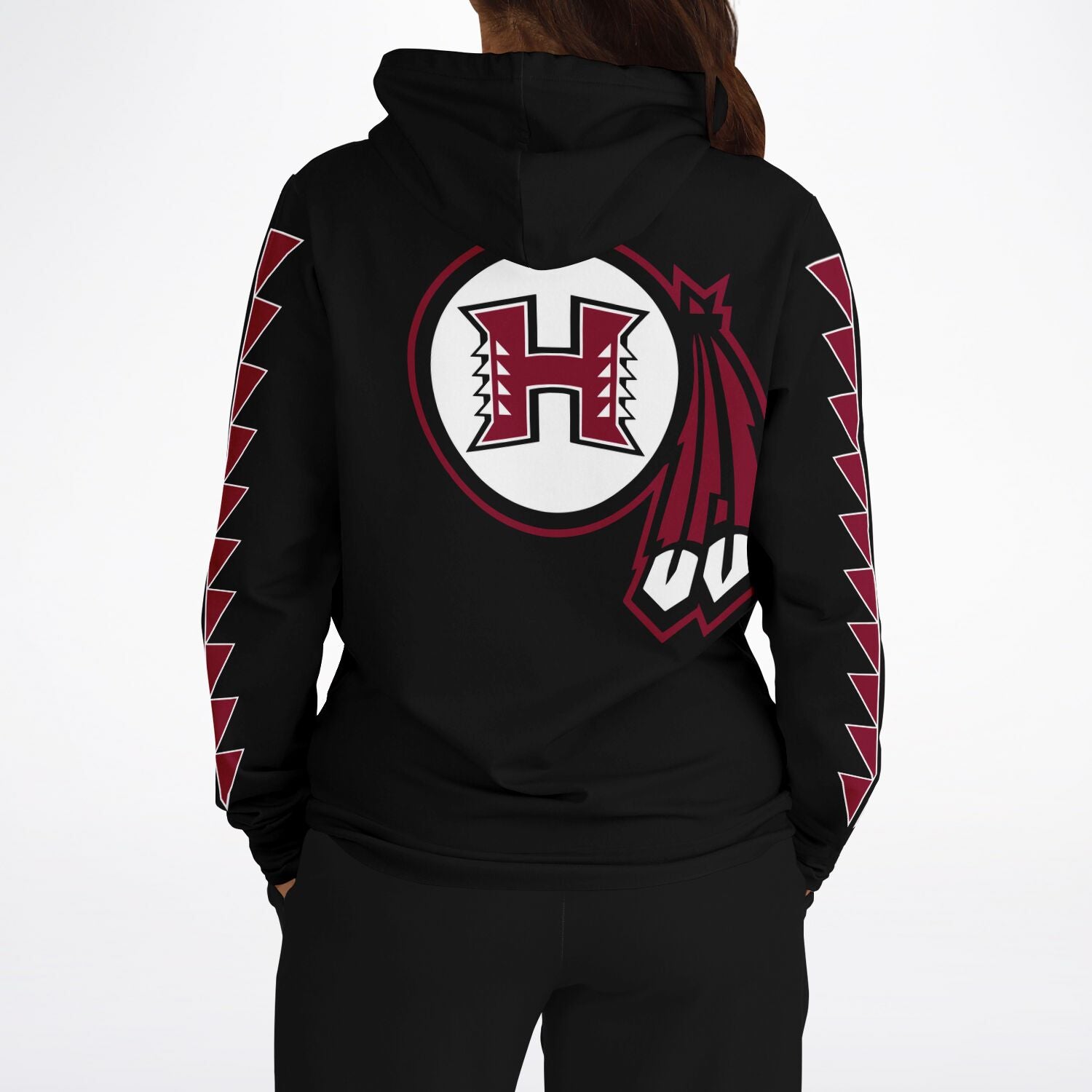 ( Athletic )Hoopa Warriors Hoodie