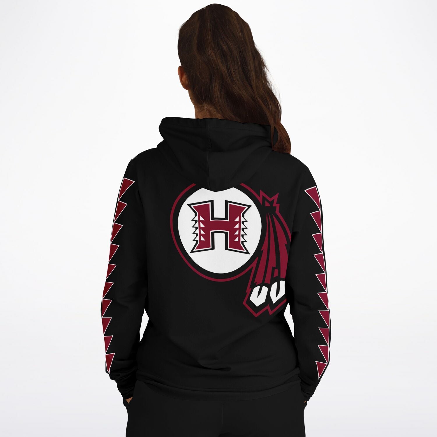 ( Athletic )Hoopa Warriors Hoodie