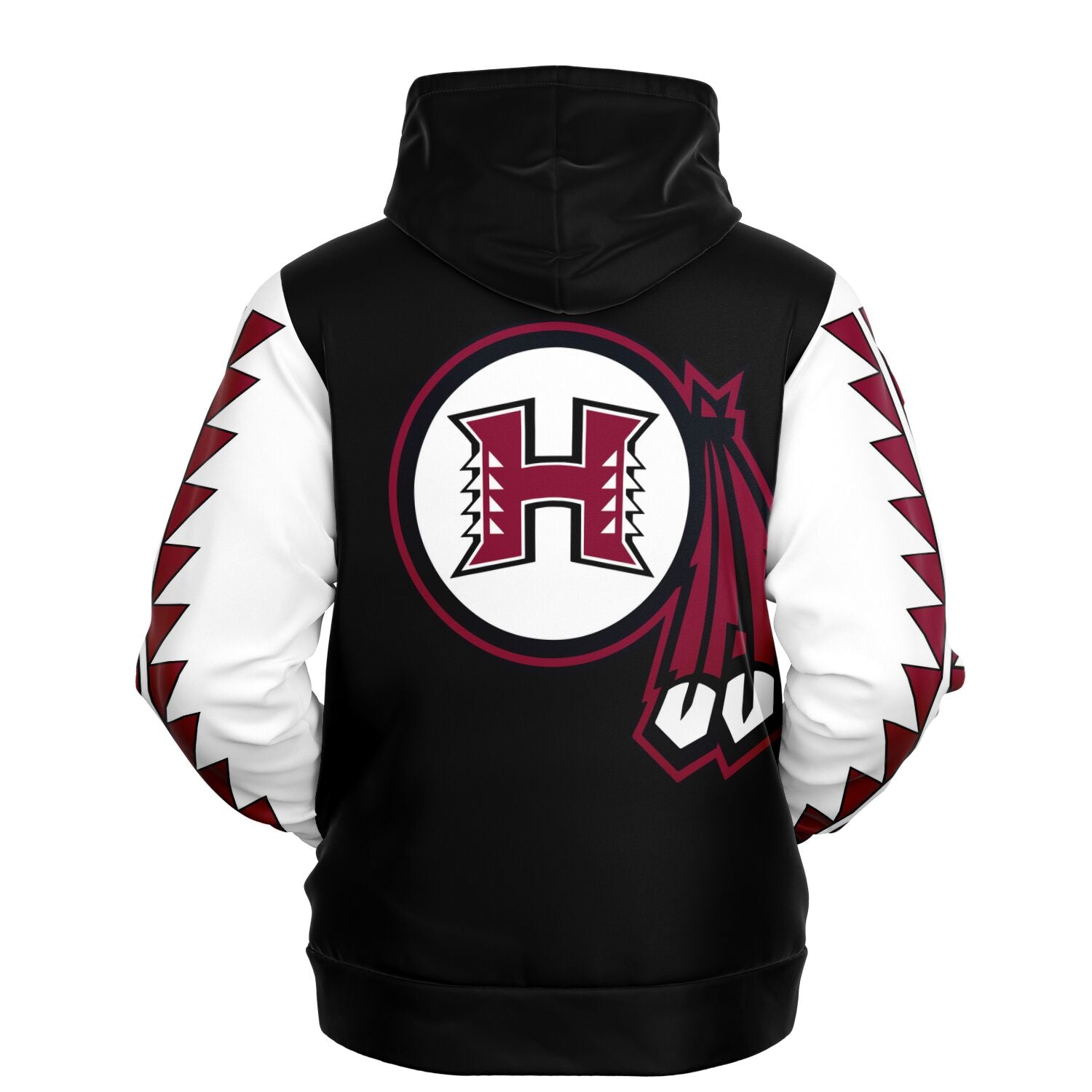 ( Athletic )Hoopa Warrior Hoodie Two Tone