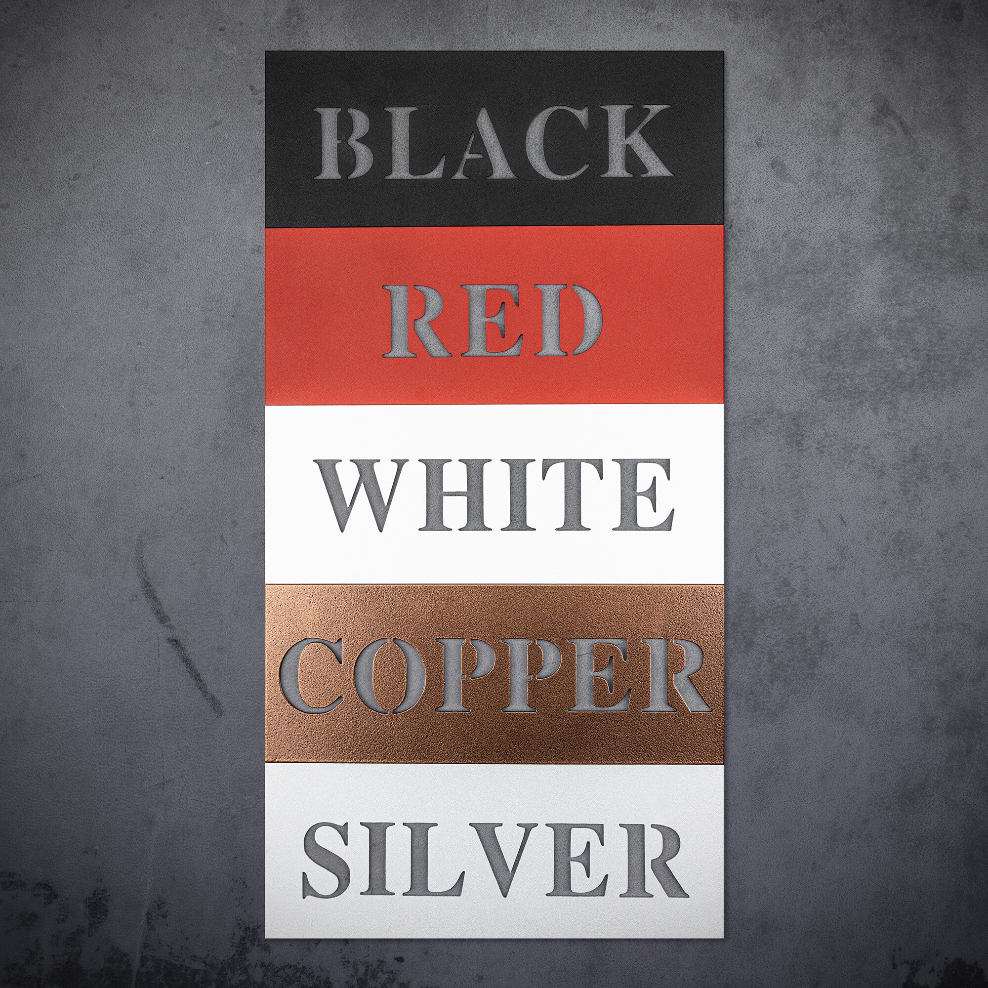 Metal Sign With Swallowtail Design