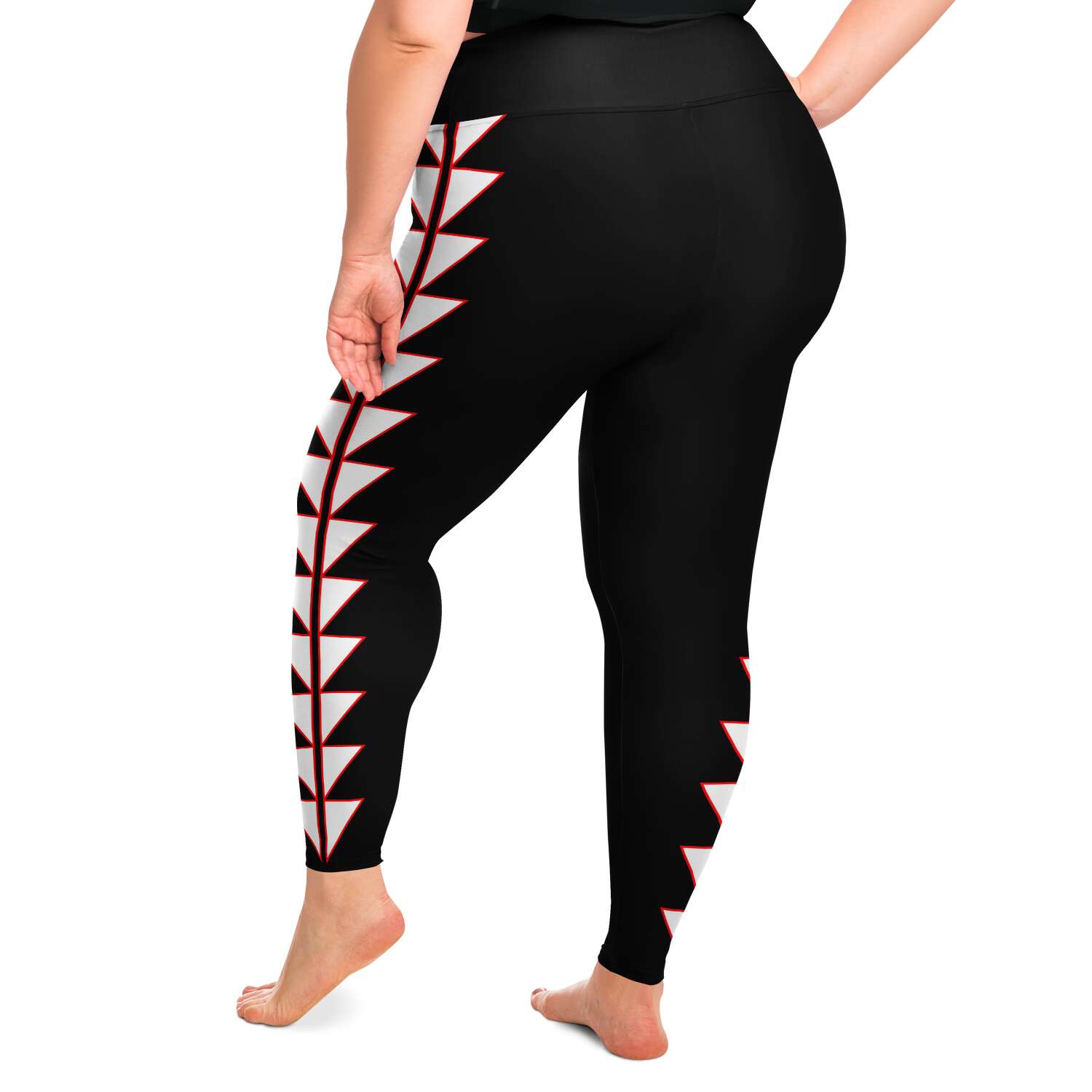 Plus Size Legging With Sturgeon Back Design – qostandesigns