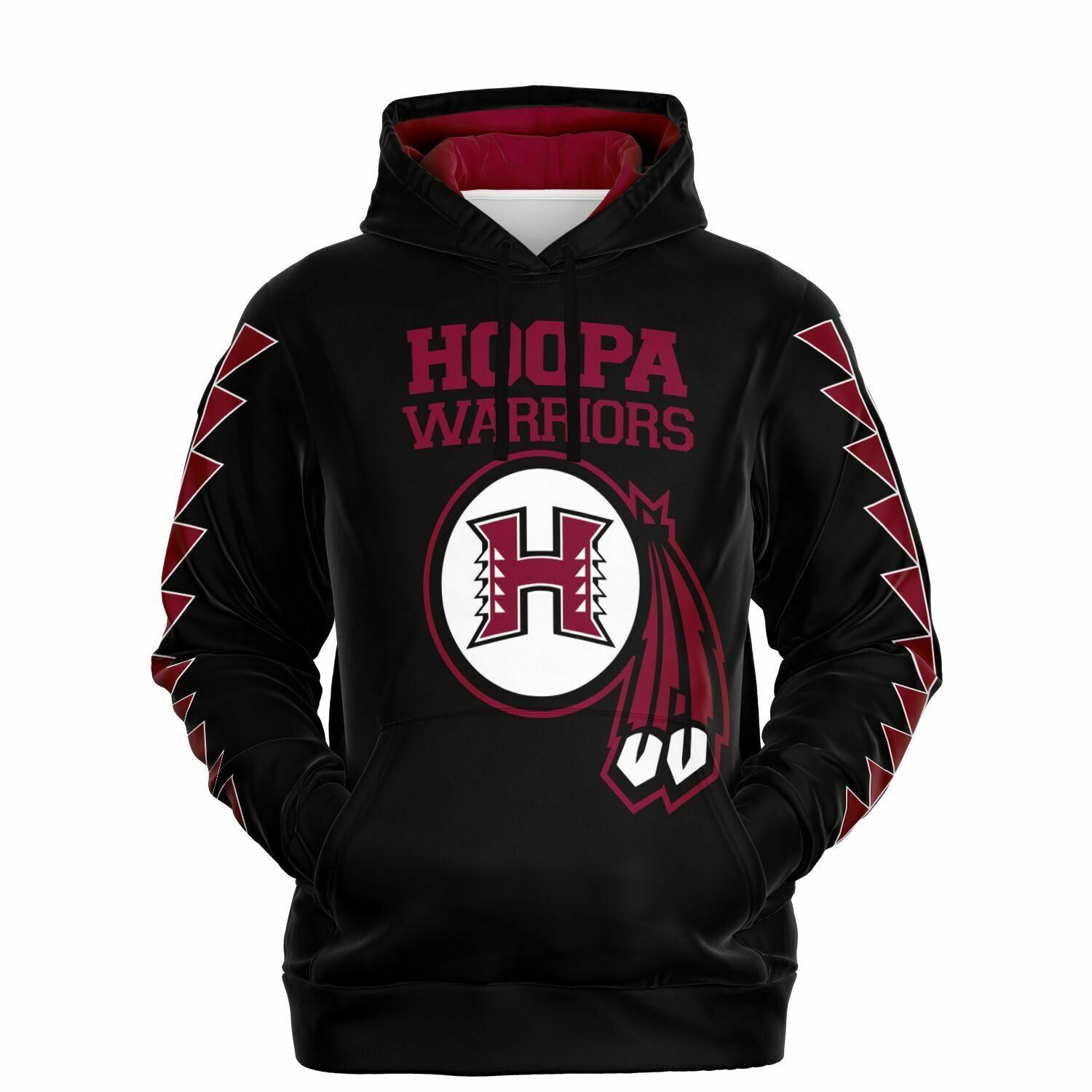 ( Athletic )Hoopa Warriors Hoodie