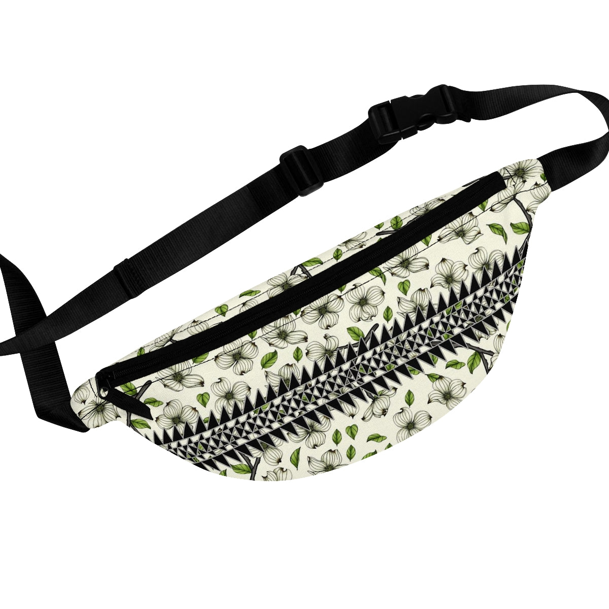 Dogwood Fanny Pack With Butterfly/Sturgeon Back Design