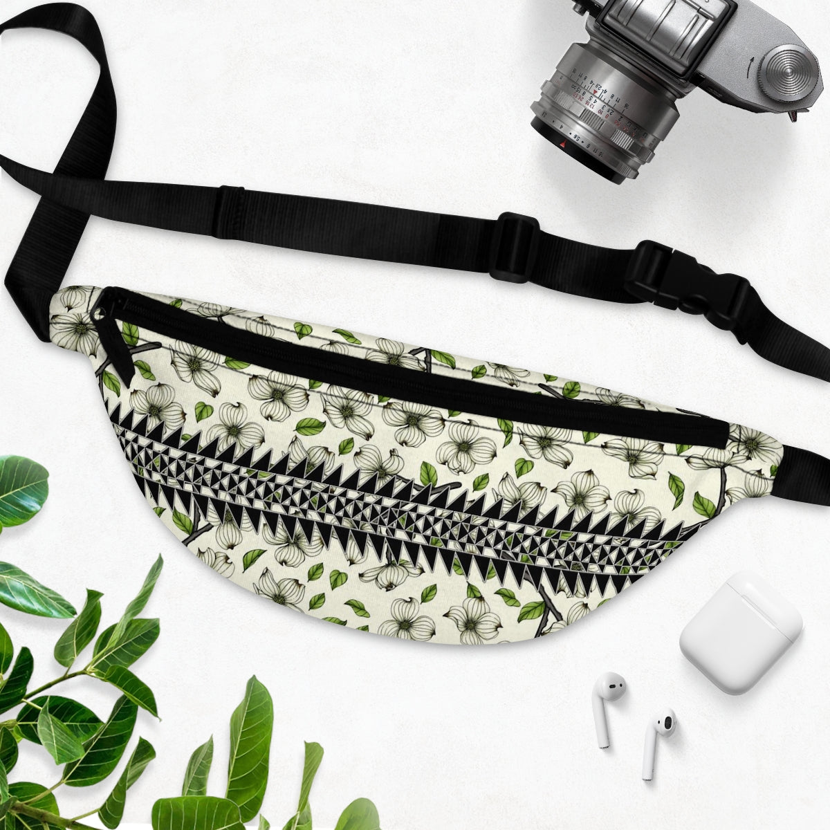 Dogwood Fanny Pack With Butterfly/Sturgeon Back Design