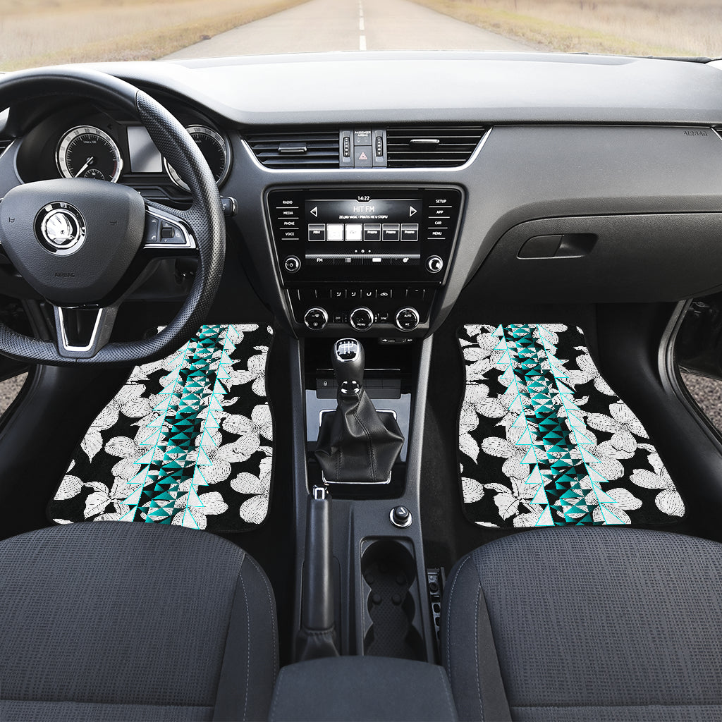 Car Floor Mats With Dogwood Pattern And Butterfly Designs